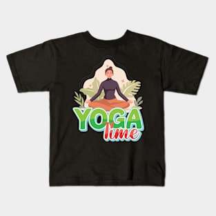 Yoga Just Do It, Yoga Time Kids T-Shirt